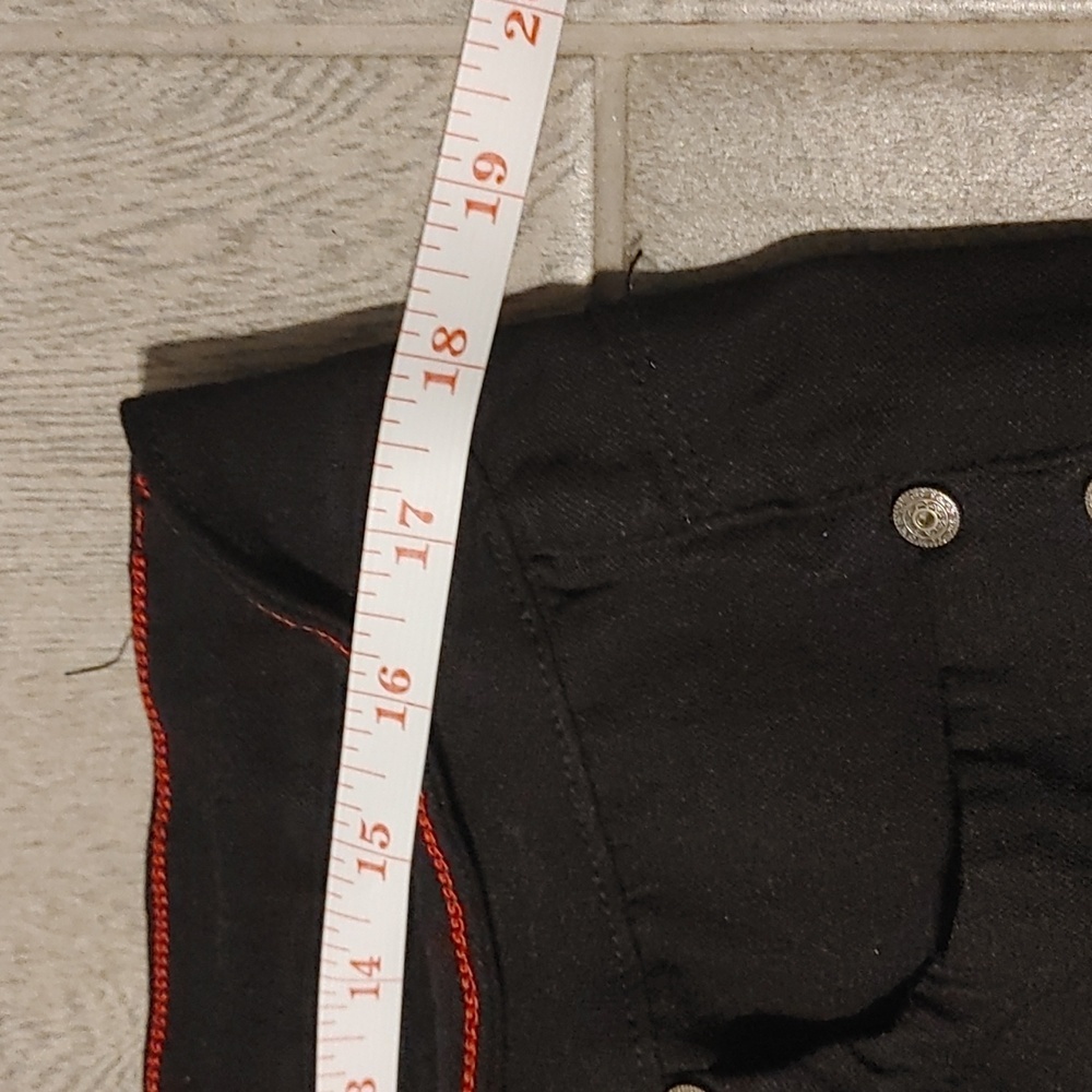 Sabrina Lauren Pants Women's 20 Wide Black Stretch Denim - Picture 6 of 8